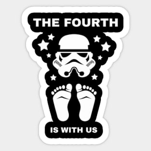 The Fourth Is With Us Sticker